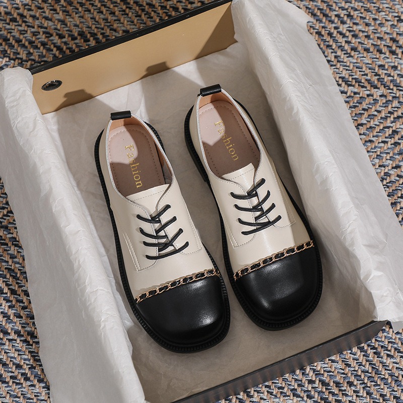 Oxford Lace Up Women - Nuove Scarpe Retrò da Donna, Moda