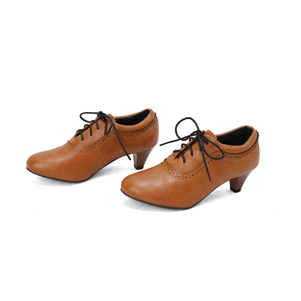 Nuove scarpe da donna traspira - Oxford Lace Up Women recensione e prezzo