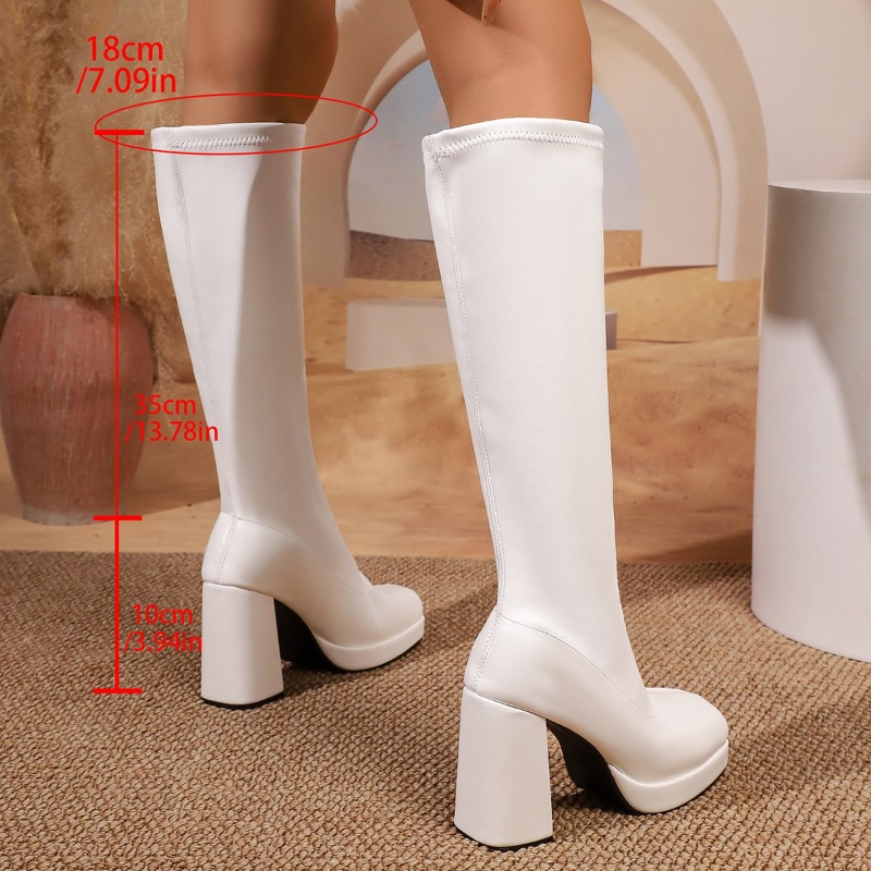Nuovi Stivali Elasticizzati a  - Knee High Boots Women recensione e prezzo