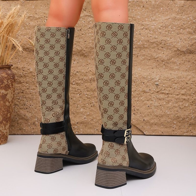 Stivali da equitazione autunna - Knee High Boots Women recensione e prezzo