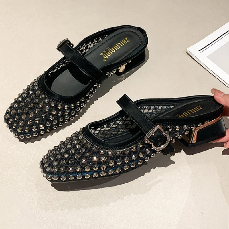 Pantofole con tacco grosso con - Mule Slip On recensione e prezzo